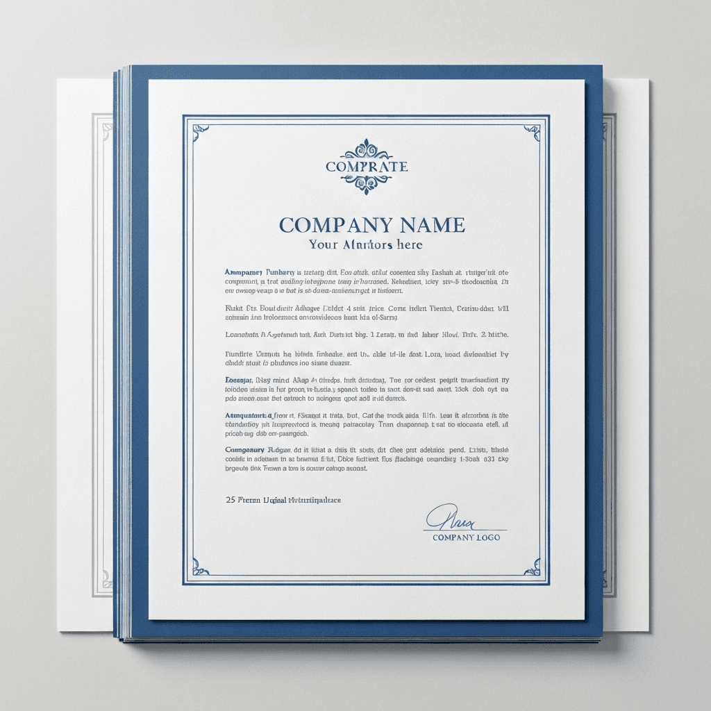 Promotional image for Office Stationery printing services